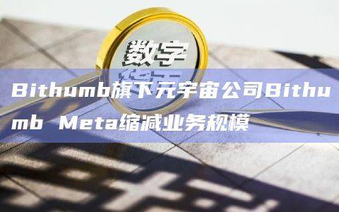 韩国加密交易所Bithumb旗下元宇宙子公司Bithumb Meta决定从11月起缩减业务规模