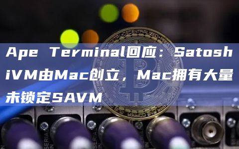 SatoshiVM由Mac创立,Mac拥有大量未锁定SAVM