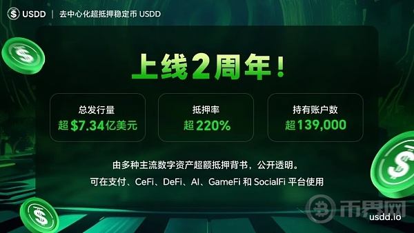 USDD各项数据指标呈现爆发式增长